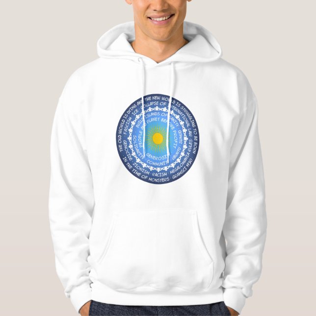 Sprickor i världen - Kollaps eller möjlighet? -  Hoodie (Framsida)