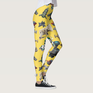 Sprickor, roboter, droider, baljor leggings