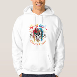 Sprickskalle, trendig klassisk hoodie