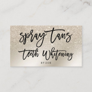 Spricktans logotyp tänder typografiskt pärlor gl visitkort