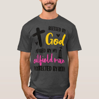 Sprid av Oilfield Man Make Oilfield Worker T Shirt