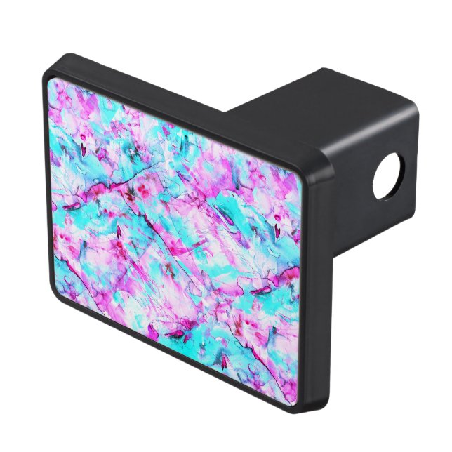 Sprid Blommar Färgbelagd ljusdesign Dragkroksskydd (Topp Höger)