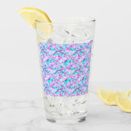 Sprid Blommar Färgbelagd ljusdesign Glaskopp