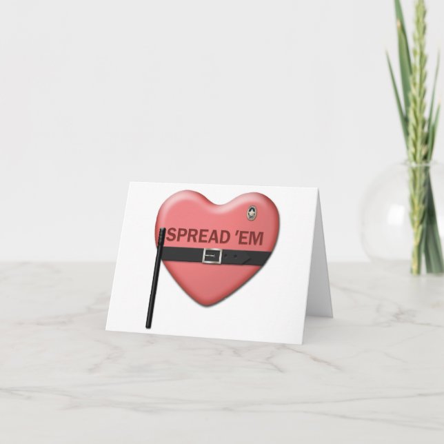 "Sprid dem" Valentine Card Helgkort (Framsida)