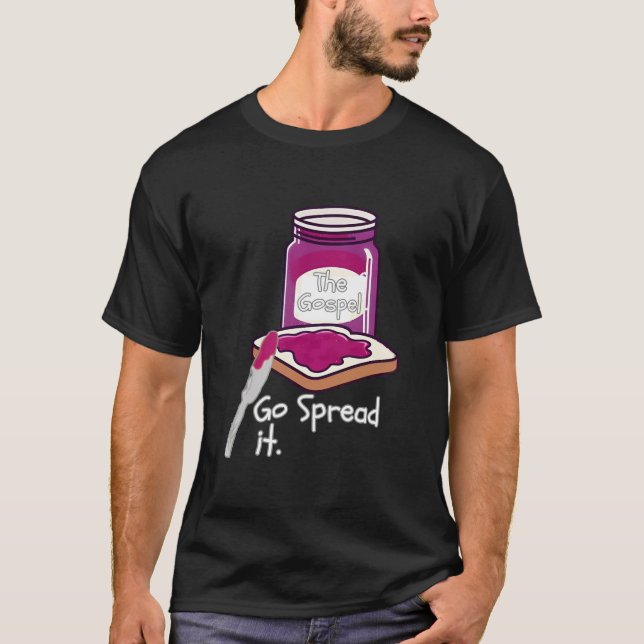 Sprid det Gospelet Christian Funy T Shirt (Framsida)