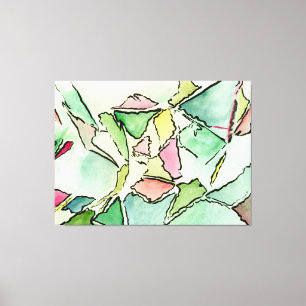 Sprid Dreams vattenfärg och bläck på Canvas Art
