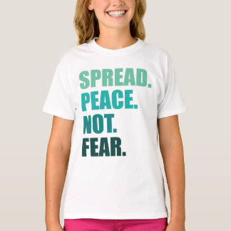 Sprid fred - ingen Grönt T Shirt