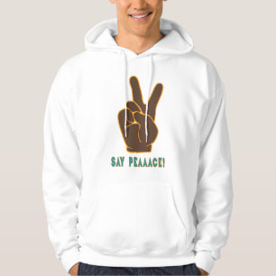 Sprid fred - ingen rädsla för att underteckna Mana Hoodie