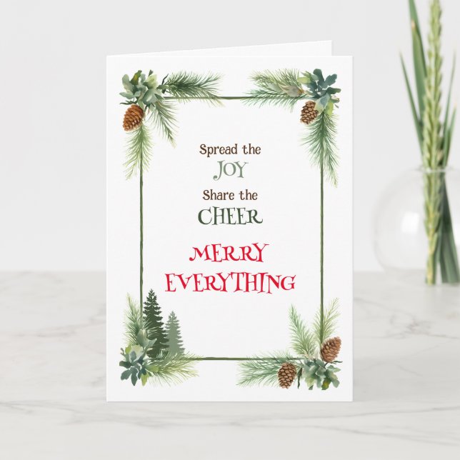 Sprid glädjen helgkort (Framsida)