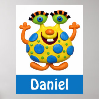 Sprid Gult Monster Poster