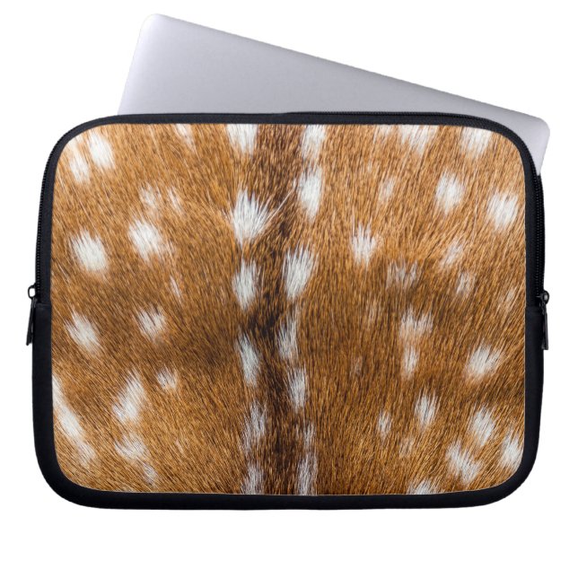 Sprid hjort struktur laptop sleeve (Framsidan)