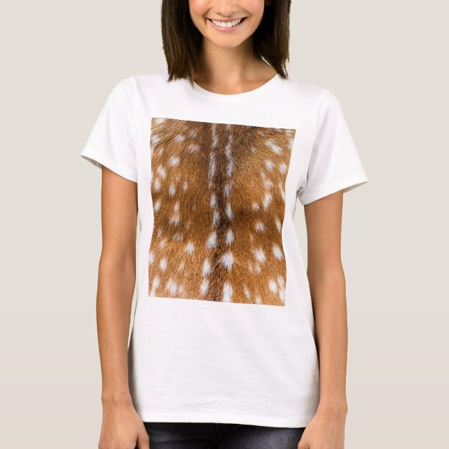 Sprid hjort struktur t-shirt (Framsida)
