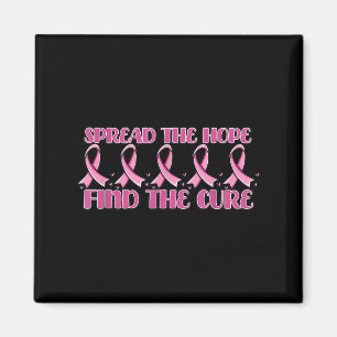 Sprid hoppet - hitta botemedel _ bröstcancer Aware Magnet