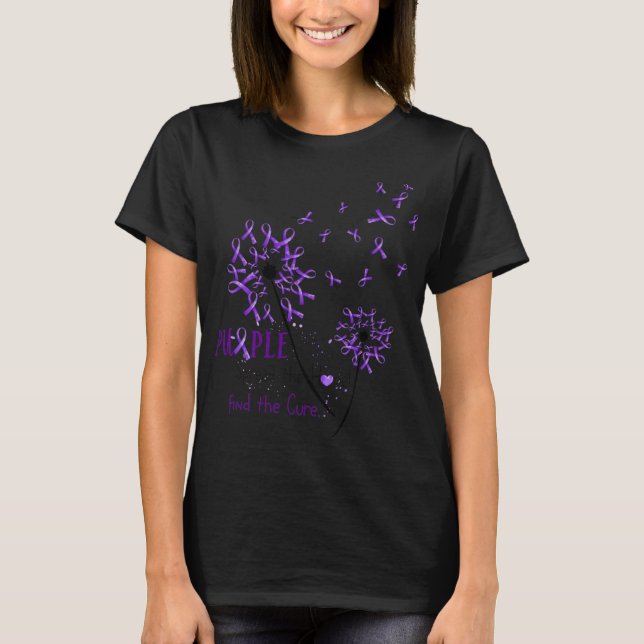 Sprid hoppet och hitta boten - fibromyalgia Awaren T Shirt (Framsida)