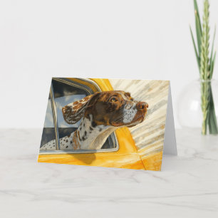 Sprid Hund på bilridografik Kort