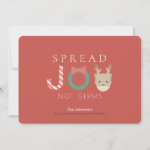 Sprid JOY REindeer Mask Röd jul