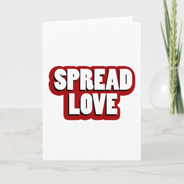 Sprid Kärlek Design Kort (Framsida)