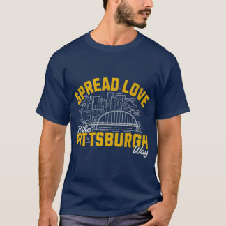 Sprid Kärlek Det är Pittsburgh Way T Shirt