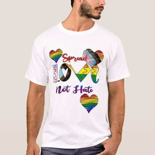 Sprid Kärlek Inte Hat  T Shirt (Framsida)