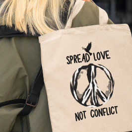 Sprid Kärlek, inte World Peace Unity Gift Tygkasse