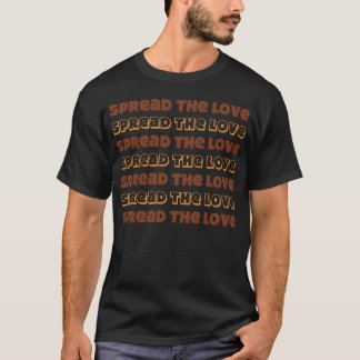 Sprid kärleken vänner t shirt