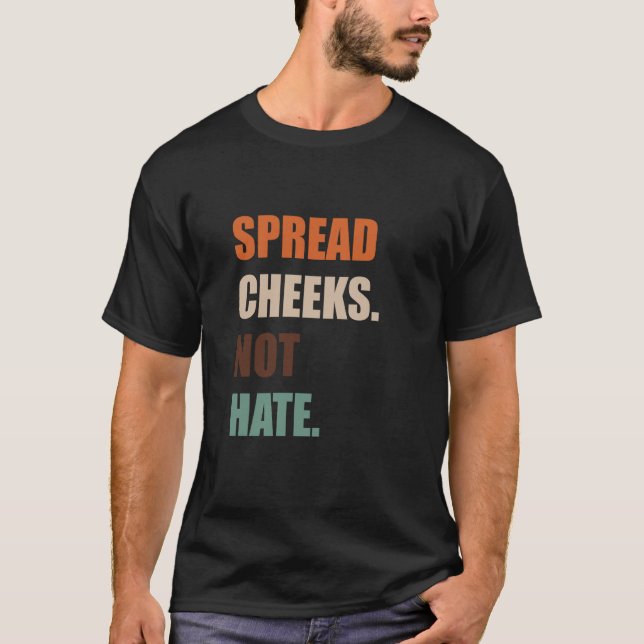 Sprid kinder. Inte hat. T Shirt (Framsida)