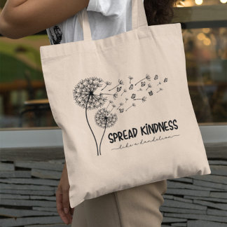 Sprid Kindness som en Anpassningsbar för Dandelion Tygkasse