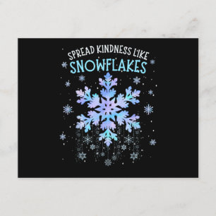 Sprid Kindness som Snöflingor jullärare Tilläggskort