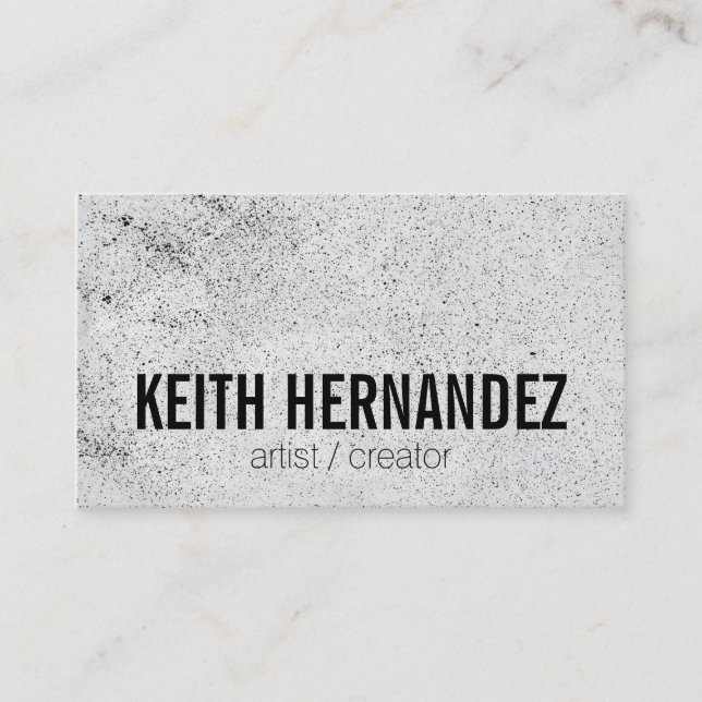 Sprid/konstnärlig Visitkort (Framsida)