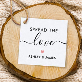 Sprid Märkrn Kärlek, Märkrn Bröllop Gift, Rosa Gåvor Etiketter