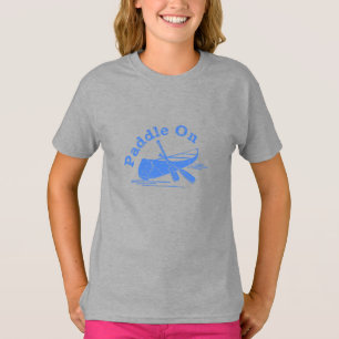 Sprid Paddle på design - flickors grundläggande T- T Shirt