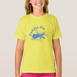 Sprid Paddle på design - flickors grundläggande T- T Shirt
