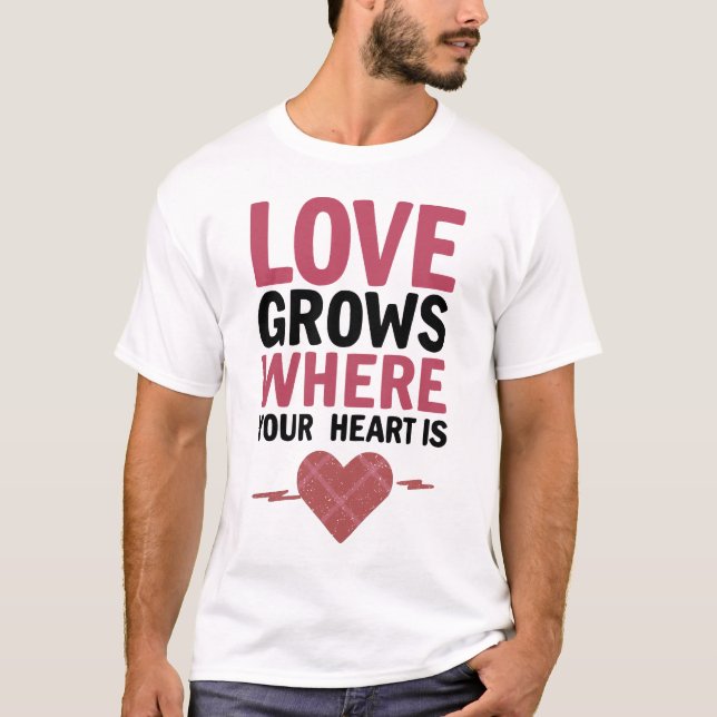 Sprid Positivitet i Stil! T Shirt (Framsida)