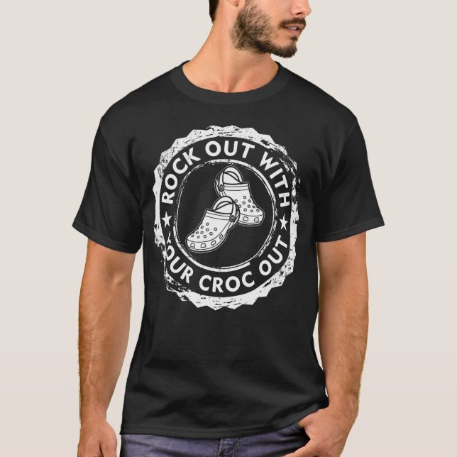 Sprid Retro Sten ut med din krock ut sjuksköterska T Shirt (Framsida)