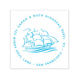 Sprid Sailing Frakt Returadress Självfärgande Stämpel