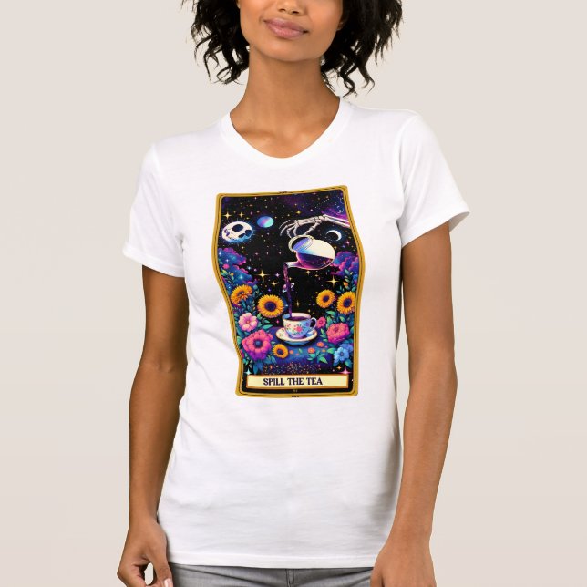 Sprid tea-Tarot Card T Shirt (Framsida)
