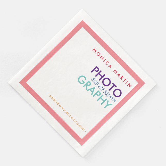 Sprid ut ditt varumärke! Napkins Pappersservett (Hörn)