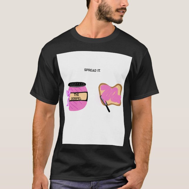 Sprid ut Gospelet Shirt T Shirt (Framsida)