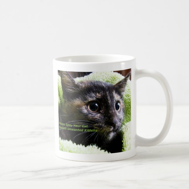 Sprid ut katten för att förhindra oönskade kattung kaffemugg (Höger)