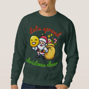 Sprid ut lite julklackskjorta lång ärmad tröja