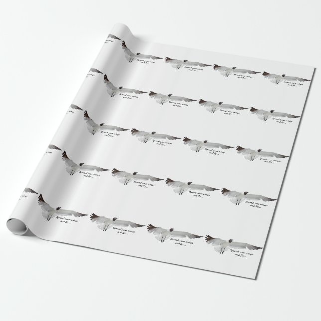 Sprid ut Vingar Presentpapper (Utrullad)