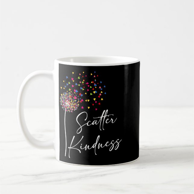 Sprid vänlighet betyder Världens vänlighetsdag Kaffemugg (Vänster)