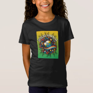 Sprid Vänlighet Färgrik Värld Konst T Shirt