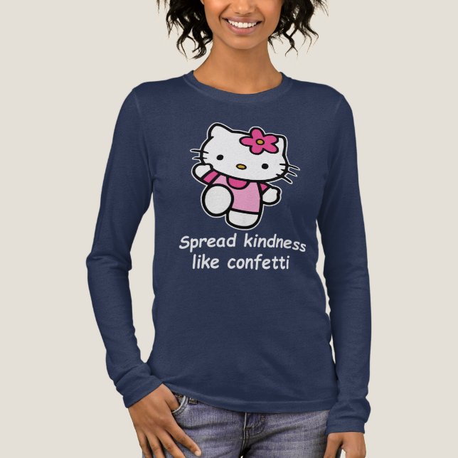Sprid vänlighet som konfetti  t shirt (Framsida)