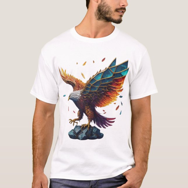 Sprid Vingar - Crystal Eagle T-Shirt (Framsida)