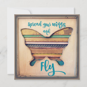 Sprid Vingar och Fly Inspirational Cardstock