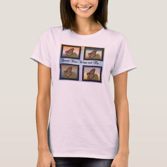 Sprid Vingar och flyg T Shirt (Framsida)