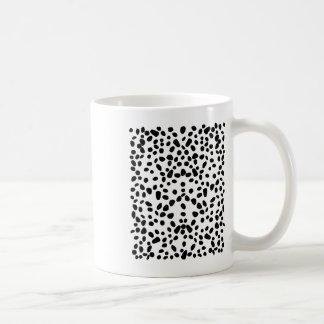 Sprid vit med svart Polka dots Dalmatian _1 Kaffemugg