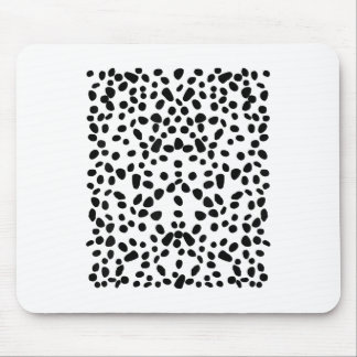Sprid vit med svart Polka dots Dalmatian _1 Musmatta