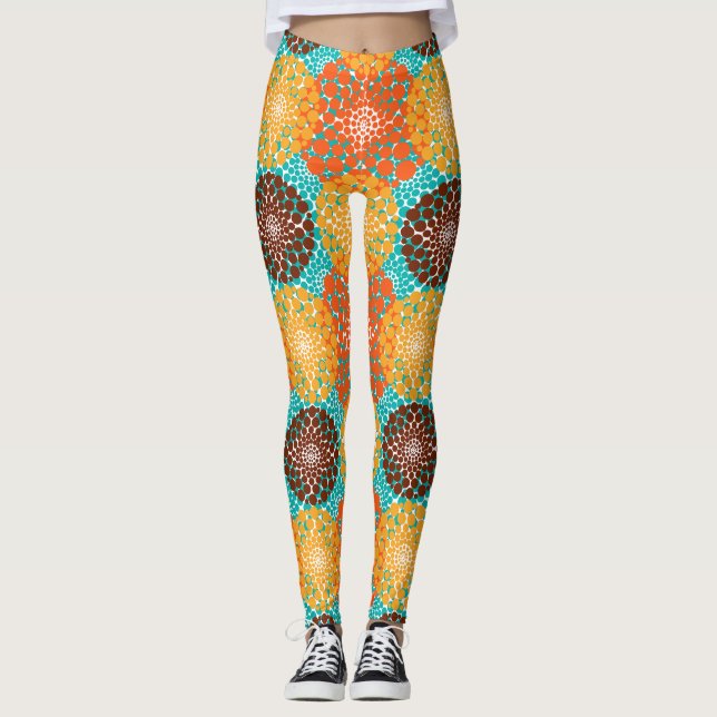 Sprida cirklar leggings (Framsida)